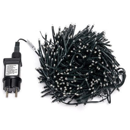 Aigostar - LED Ziemassvētku āra virtene 400xLED/8 funkcijas 13m IP44 vēsi balts