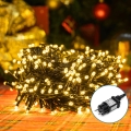 Aigostar - LED Ziemassvētku āra virtene 400xLED/8 funkcijas 23m IP44 silti balta
