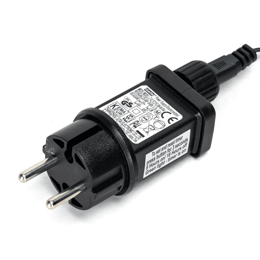Aigostar - LED Ziemassvētku āra virtene 400xLED/8 funkcijas 23m IP44 silti balta