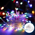 Aigostar - LED Ziemassvētku āra virtene 50xLED/8 funkcijas 3xAA 5,3m IP44 daudzkrāsaina