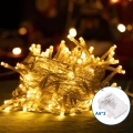 Aigostar - LED Ziemassvētku āra virtene 50xLED/8 funkcijas 3xAA 5,3m IP44 silti balta