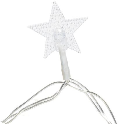 Aigostar - LED Ziemassvētku āra virtene 50xLED/8 funkcijas 8m IP44 silti balta