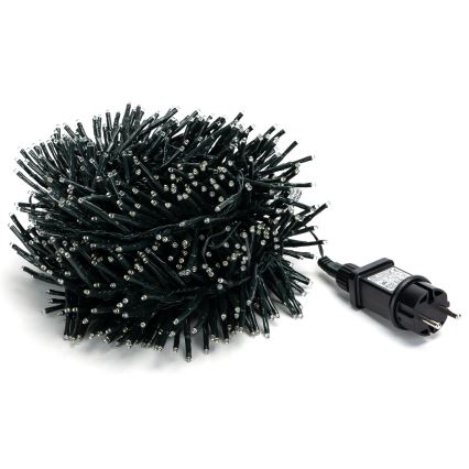 Aigostar - LED Ziemassvētku āra virtene 600xLED/8 funkcijas 18m IP44 vēsi balts
