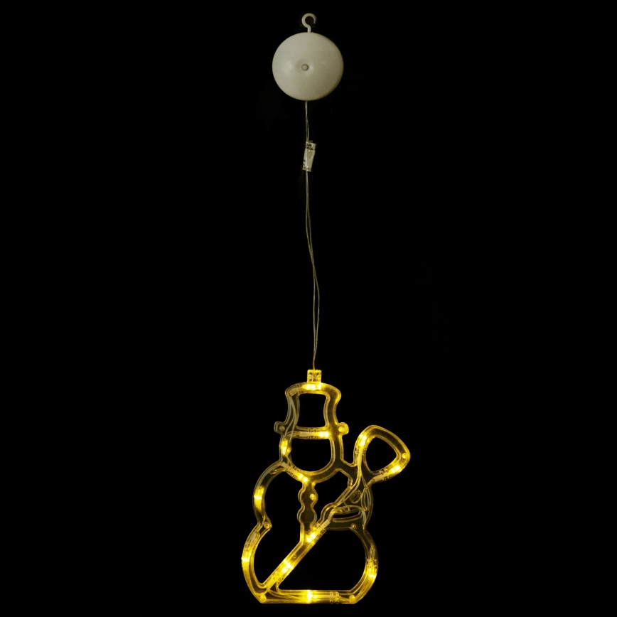 Aigostar - LED Ziemassvētku dekorācija 10xLED/3xAAA sniegavīrs 20,5 cm