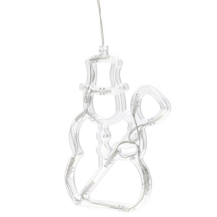 Aigostar - LED Ziemassvētku dekorācija 10xLED/3xAAA sniegavīrs 20,5 cm