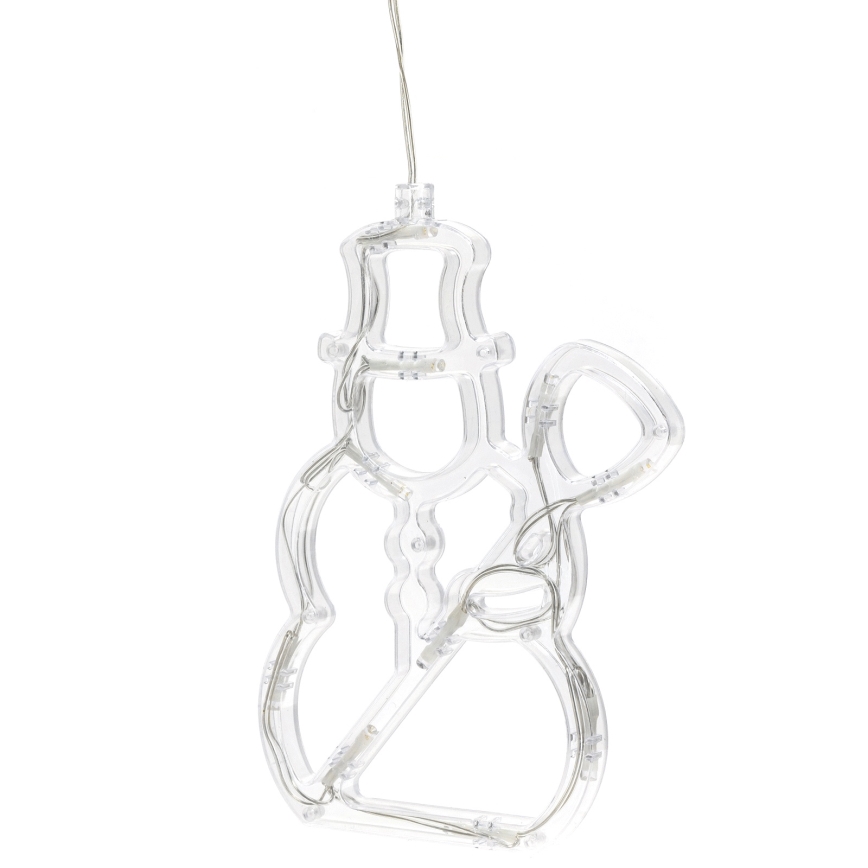 Aigostar - LED Ziemassvētku dekorācija 10xLED/3xAAA sniegavīrs 20,5 cm