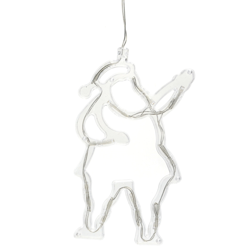 Aigostar - LED Ziemassvētku dekorācija 10xLED/3xAAA Ziemassvētku vecītis 20 cm