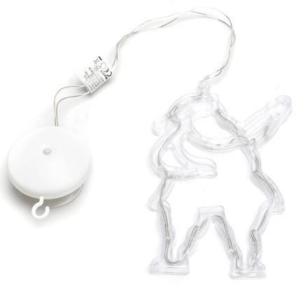 Aigostar - LED Ziemassvētku dekorācija 10xLED/3xAAA Ziemassvētku vecītis 20 cm