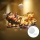 Aigostar - LED Ziemassvētku dekors LED/3xAAA Santa ar ziemeļbriežiem 13,4 cm