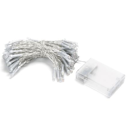Aigostar - LED Ziemassvētku gaismas virtene 100xLED/3xAA 10,3m daudzkrāsaina