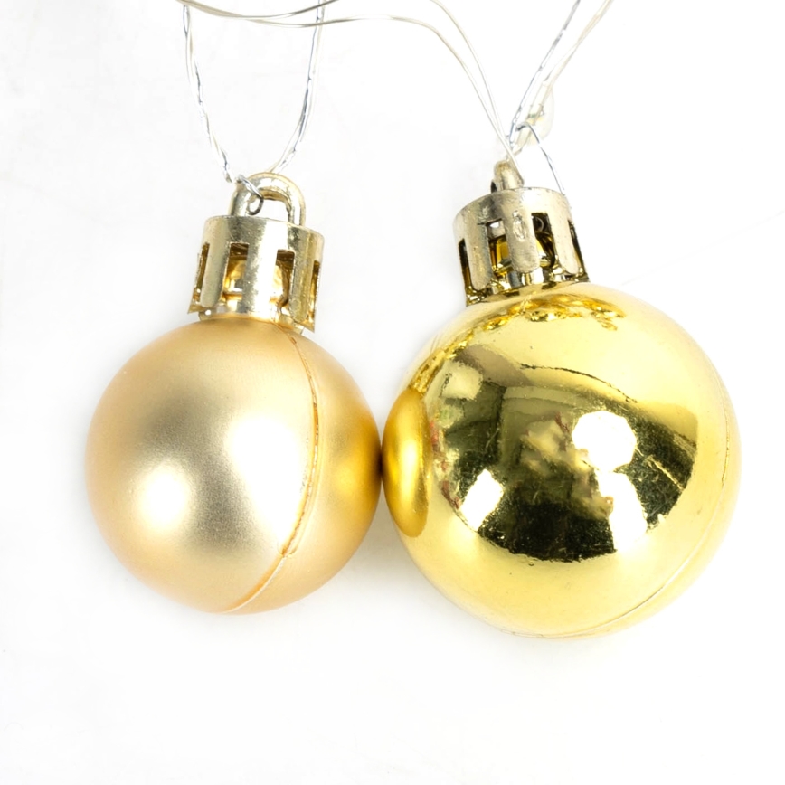 Aigostar - LED Ziemassvētku virtene 20xLED/3xAA 2 m silti balta