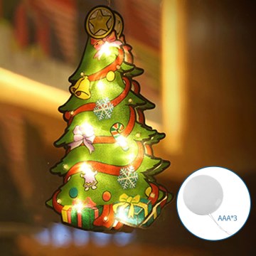 Aigostar - LED Ziemassvētku rotājums LED/3xAAA koks 15cm