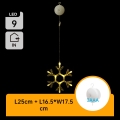 Aigostar - LED Ziemassvētku rotājums LED/3xAAA silti balta sniegpārsliņa 19cm