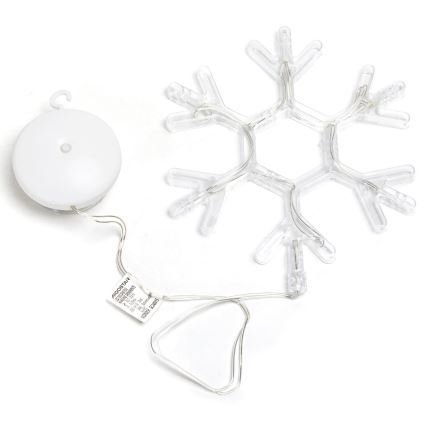 Aigostar - LED Ziemassvētku rotājums LED/3xAAA silti balta sniegpārsliņa 19cm