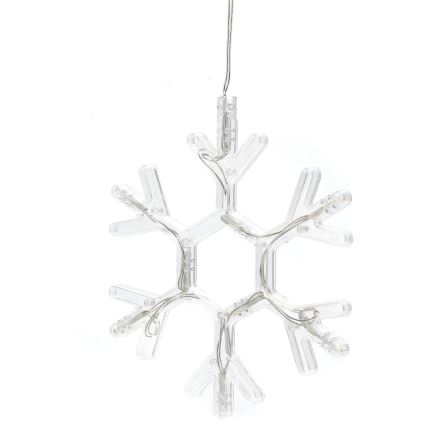 Aigostar - LED Ziemassvētku rotājums LED/3xAAA silti balta sniegpārsliņa 19cm