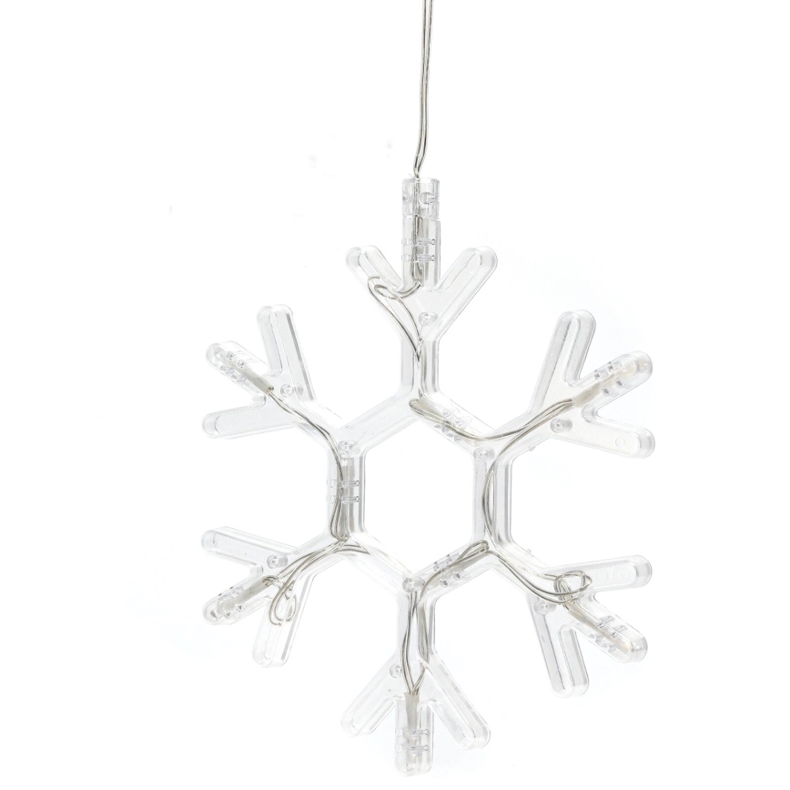 Aigostar - LED Ziemassvētku rotājums LED/3xAAA silti balta sniegpārsliņa 19cm