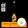 Aigostar - LED Ziemassvētku rotājums LED/3xAAA sniegavīrs 25cm