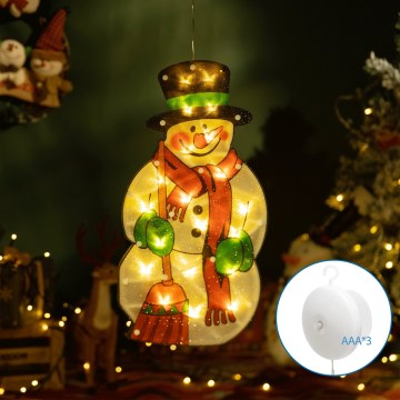 Aigostar - LED Ziemassvētku rotājums LED/3xAAA sniegavīrs 25cm