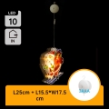 Aigostar - LED Ziemassvētku rotājums LED/3xAAA Ziemassvētku vecītis ar slēpēm 23cm