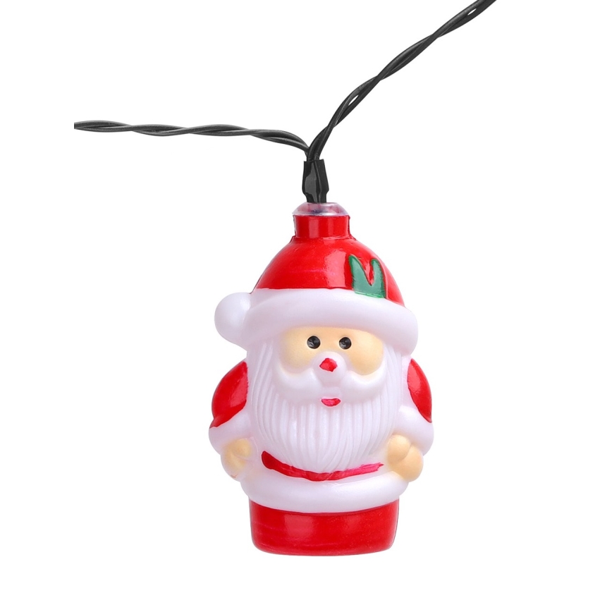 Aigostar - LED Ziemassvētku saules enerģijas virtene 10xLED/3,8 m IP44 vēsi balta