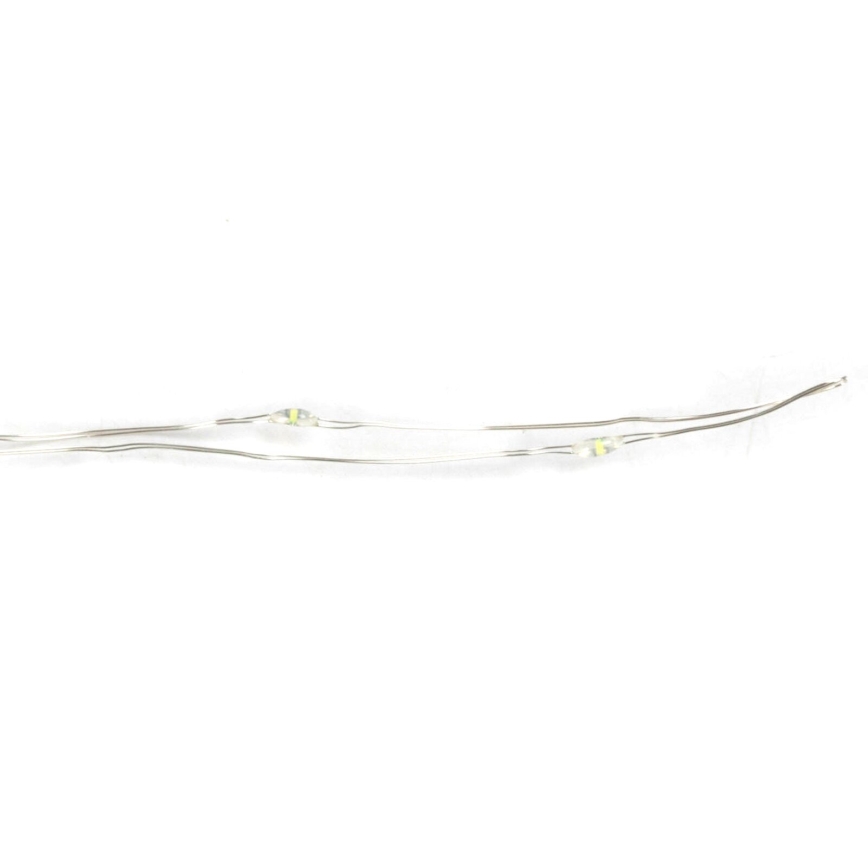 Aigostar - LED Ziemassvētku virtene 100xLED/3xAA 10,3m vēsi balts