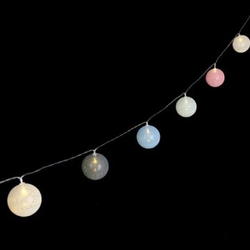 Aigostar - LED Ziemassvētku virtene 10xLED/3xAA 2m silta balta