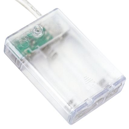 Aigostar - LED Ziemassvētku virtene 20xLED/3xAA 2,3 m siltā balta