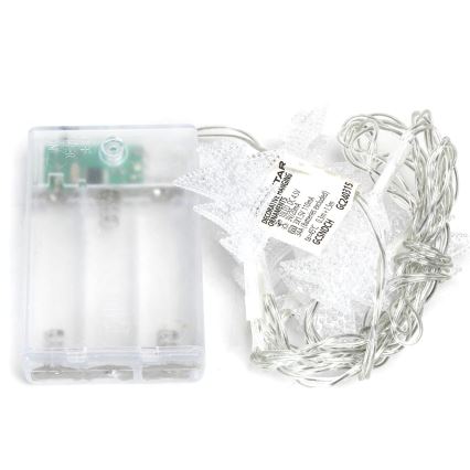 Aigostar - LED Ziemassvētku virtene 20xLED/3xAA 3,3m eglītes