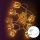 Aigostar - LED Ziemassvētku virtene 20xLED/3xAA 3 m silti balta cimdi