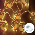 Aigostar - LED Ziemassvētku virtene 20xLED/3xAA 3m silti balta Santa Claus
