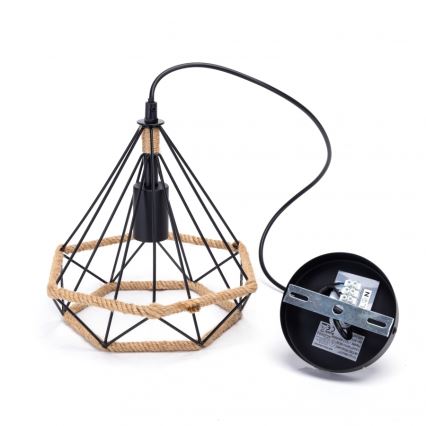 Aigostar - Lustra ar auklu 1xE27/60W/230V