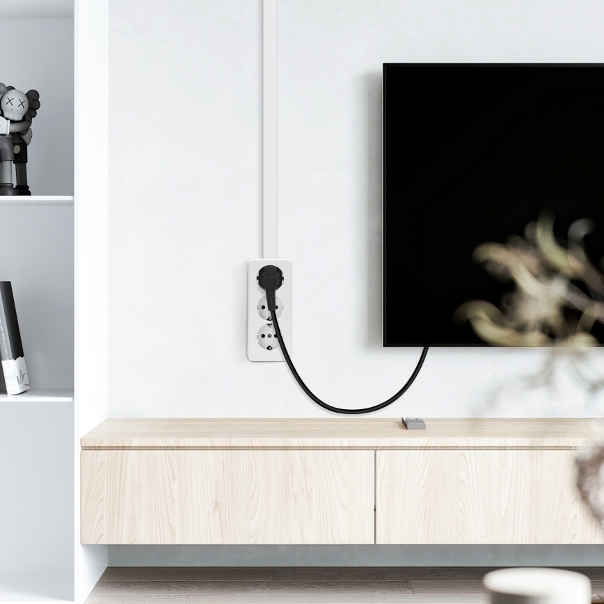 Aigostar - Mājas kontaktligzda 3Z SCHUKO 250/16A