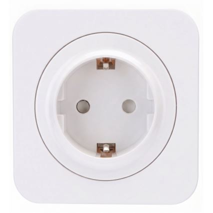 Aigostar - Mājas kontaktligzda ar rāmi SCHUKO 250V/16A balta