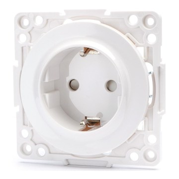Aigostar - mājas kontaktligzda bez rāmja SCHUKO 250V/16A balta