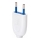 Aigostar - plastmasas spraudnis 2P 10A/250V balts