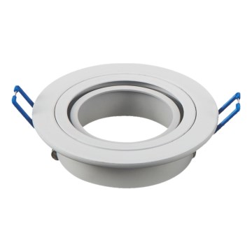 Aigostar - Rāmis iebūvējamam griestu gaismeklim GU10 Ø 9,1 cm balts