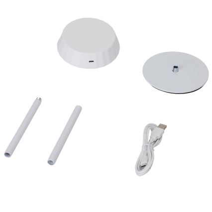 Aigostar - regulējama LED galda lampa AMBIENT LED/2,4W/5V 3000-6500K balta