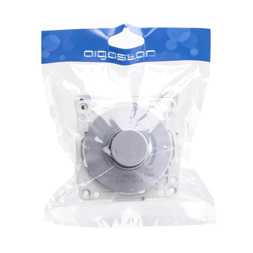 Aigostar - Rotācijas gaismas regulators 300W/230V sudraba