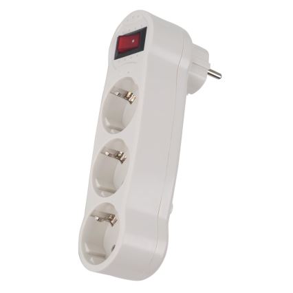 Aigostar - Sadales kontaktligzda ar slēdzi 3x16A/230V
