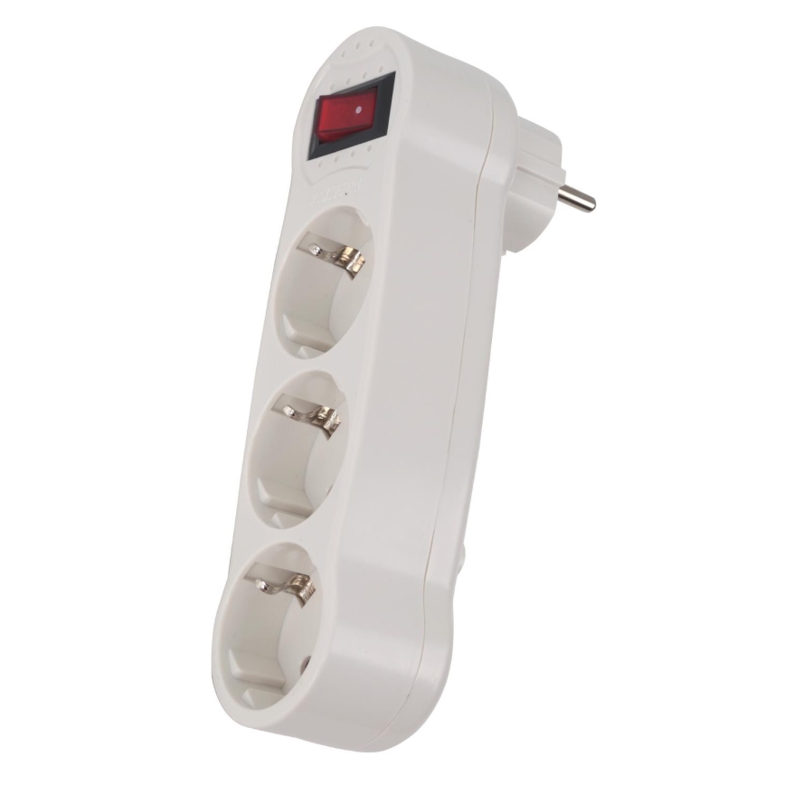 Aigostar - Sadales kontaktligzda ar slēdzi 3x16A/230V