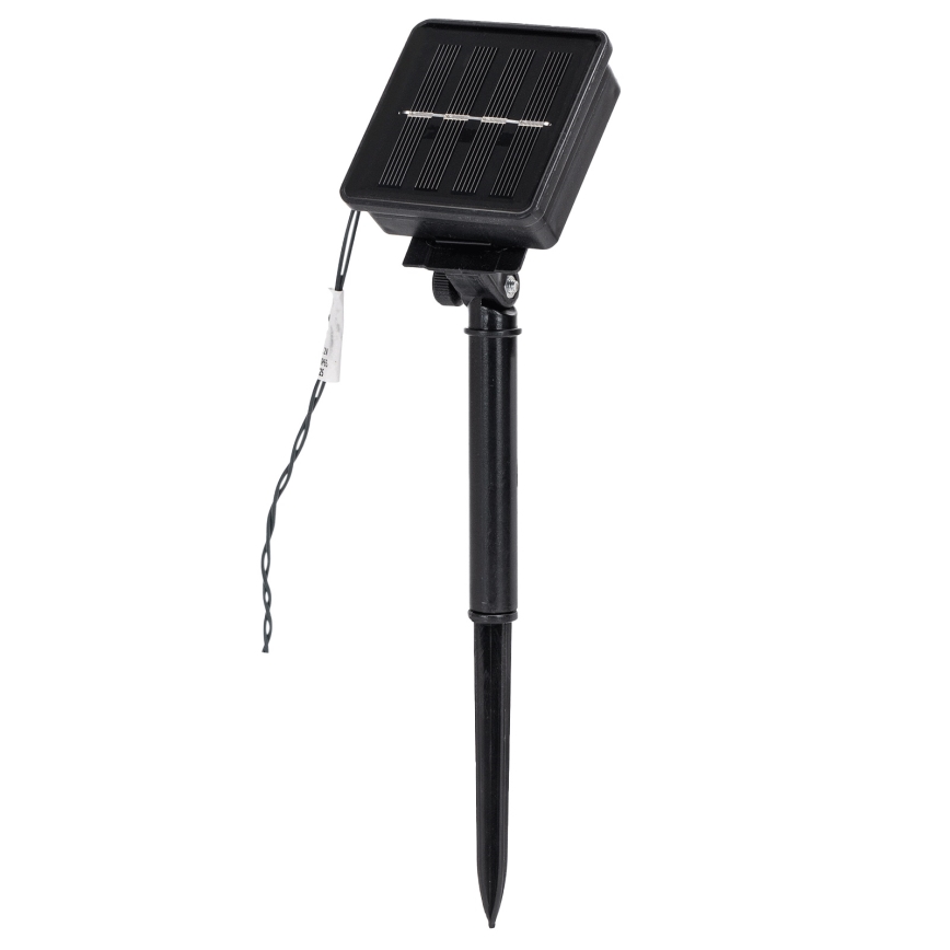 Aigostar - saules LED Ziemassvētku virtene 200 LED/8 režīmi 22 m IP65 auksti balta 800 mAh