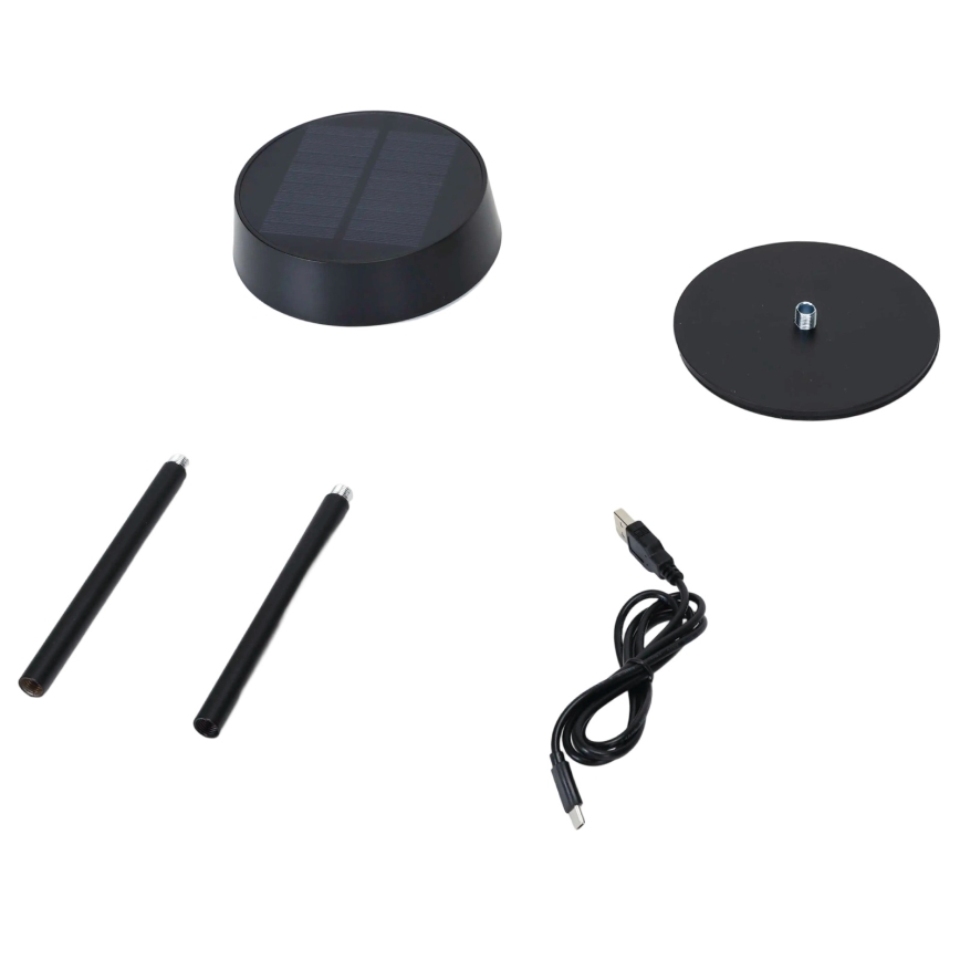 Aigostar - LED saules lampa LED/2,4W/5V IP44 1800 mAh