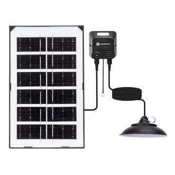 Aigostar - Saules LED lampa LED/35W/12V 3000 mAh 6500K IP65 Ø 15 cm + tālvadības pults