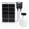 Aigostar - saules LED prožektors LED/70W/12V 6000 mAh 6500K IP65 Ø 20,5 cm + tālvadība