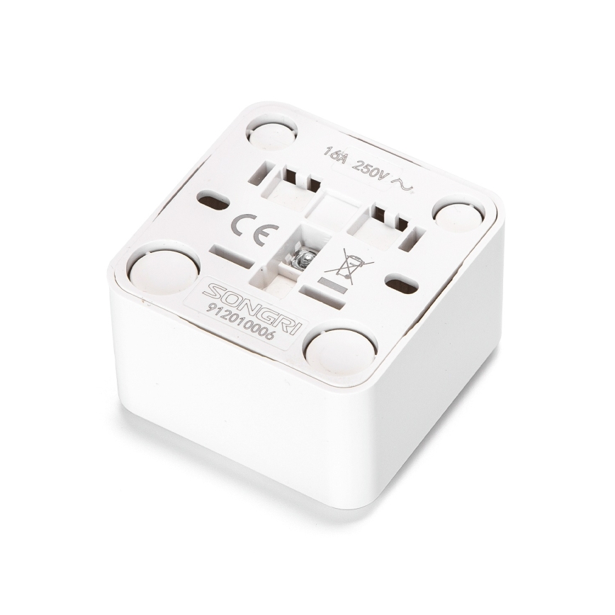 Aigostar - Sienas kontaktligzda SCHUKO 250V balta