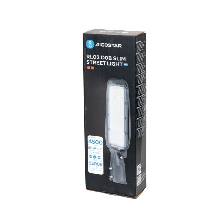 Aigostar - SLIM ielas LED lampa 50W/230V 6500K IP65