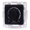 Aigostar - Spilgtuma regulators bez rāmja 250V/10A melns