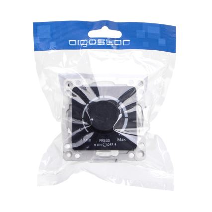 Aigostar - Spilgtuma regulators bez rāmja 250V/10A melns