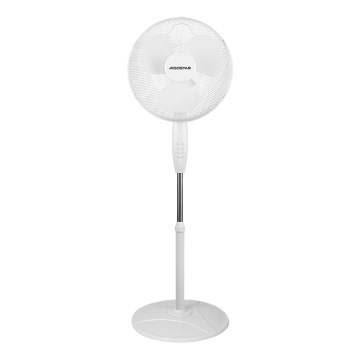 Aigostar - statīva ventilators 40W/230V 123 cm balts