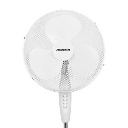 Aigostar - Statīva ventilators 40W/230V balta